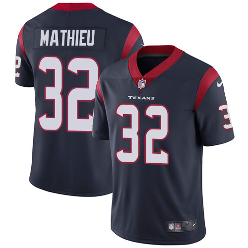 Men's Houston Texans #32 Tyrann Mathieu Navy Blue Vapor Untouchable Limited Stitched NFL Jersey